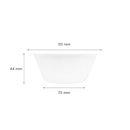 Karat Earth 8oz PFAS Free Eco-Friendly Bagasse Rice Bowl, White - 1,000 pcs