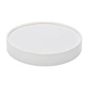 Karat Paper Lid for 6-16 oz Gourmet Paper Cold/Hot Food Containers - 1,000 pcs