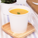 Karat 16 oz Gourmet Food Container (96mm), White - 500 pcs