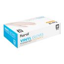 Karat Vinyl Powder-Free Gloves (Clear), Medium - 1,000 pcs