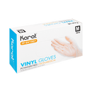 Karat Vinyl Powder-Free Gloves (Clear), Medium - 1,000 pcs