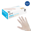 Karat Vinyl Powder-Free Gloves (Clear), X-Large - 1,000 pcs