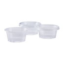 Karat 2 oz PP Plastic Portion Cups, Clear - 2,500 pcs