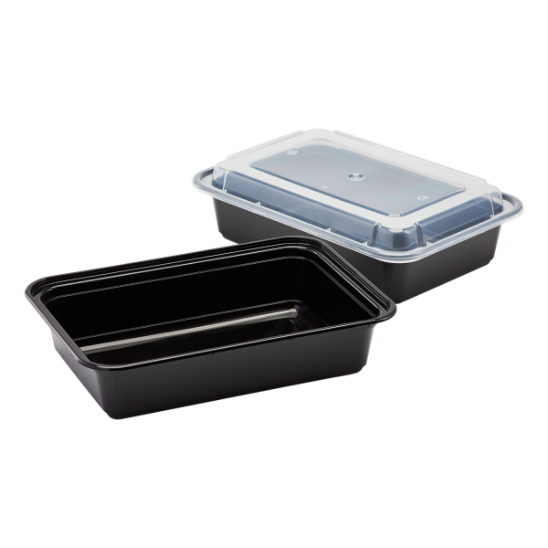 16 Oz Polypropylene Deli Containers with Lids, Karat FP-IMDC16-PP