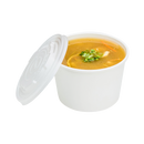 Karat Earth 16oz Eco-Friendly Paper Food Containers (114.6mm), White - 500 pcs