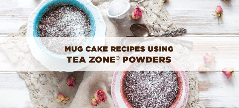 Mug Cake Recipes Using Tea Zone Powders