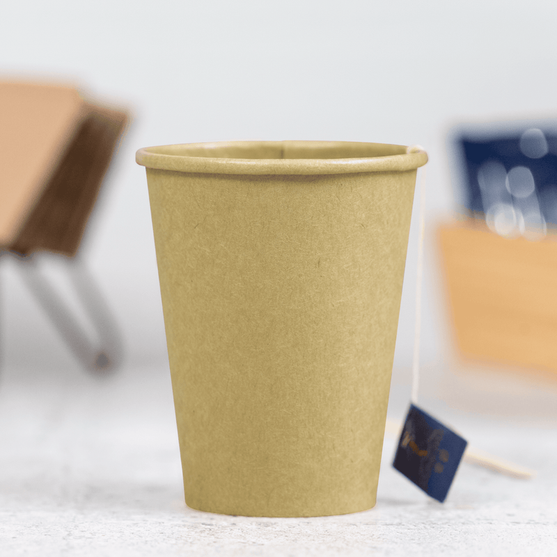 Karat 8oz Paper Hot Cups (80mm), Kraft - 1,000 pcs