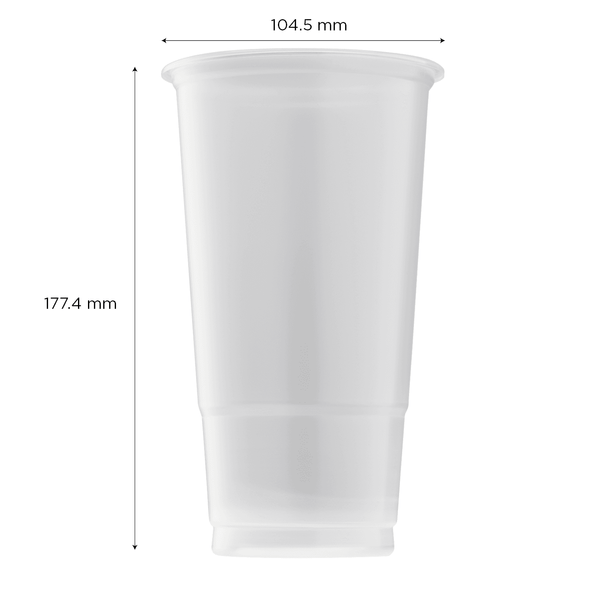 Karat 32oz PP Plastic Cold Cups (104.5mm) - 600 pcs