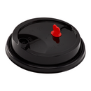 Karat [1,000 ct] Plastic Dome Sip Lids | 90 mm | For 16/24 oz Tall Premium PP Cups | Black