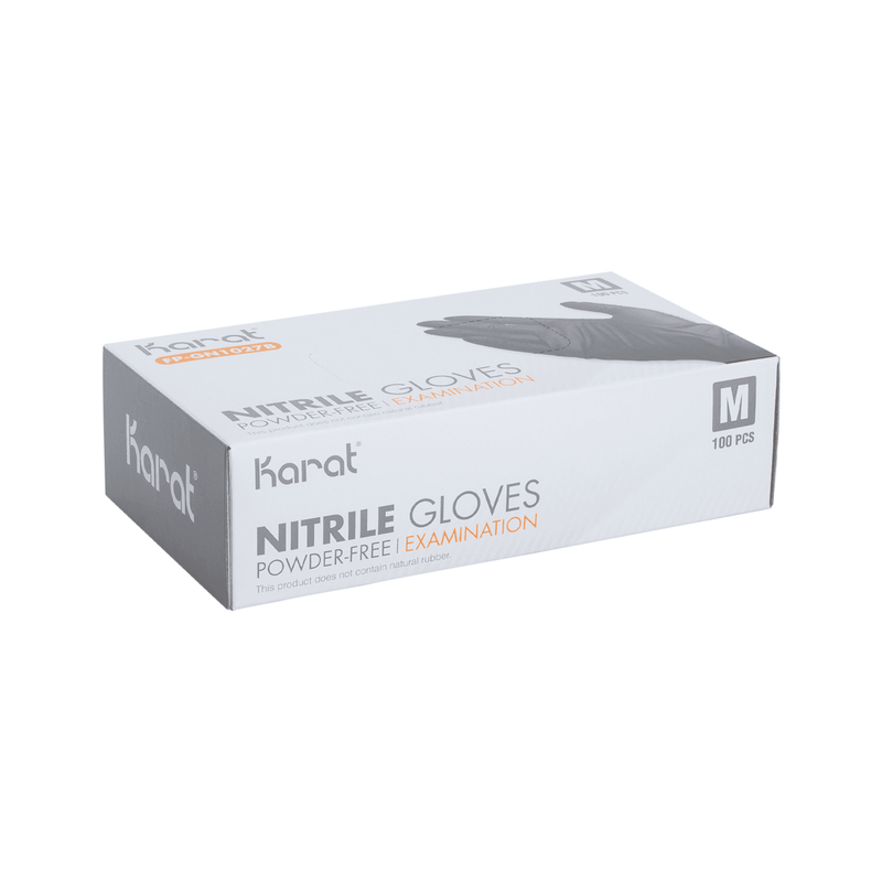 Nitrile Powder-Free Gloves (Black), Medium - 1,000 pcs