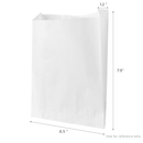 Karat Grease-Resistant Sandwich Bag, White - 2,000 ct