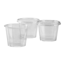 Karat 5.5 oz PP Plastic Portion Cups, Clear - 2,500 pcs