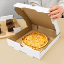 Karat [50 ct] Corrugated Pizza Box, 10''x10''x2'', White