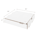 Karat [50 ct] Corrugated Pizza Box, 10''x10''x2'', White