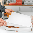 Karat [50 ct] Corrugated Pizza Box, 12''x12''x2'', White