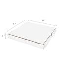 Karat [50 ct] Corrugated Pizza Box, 16''x16''x2'', White