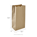 Karat 8 lb Paper Bag, Kraft - 1,000 pcs