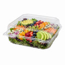 Karat [200 ct] 9'' x 9'' Hinged Food Containers | PET | Clear