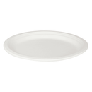 Karat Earth 12.5''x10'' Molded Fiber Oval Plates, PFAS Free, White - 500 pcs