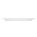 Karat Earth 12.5''x10'' Molded Fiber Oval Plates, PFAS Free, White - 500 pcs
