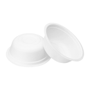 Karat Earth 12oz PFAS Free Eco-Friendly Bagasse Rice Bowl, White - 1,000 pcs