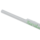 Karat Earth 10.25" Giant PLA Straw (7mm) Paper Wrapped, Clear - 1,200 pcs