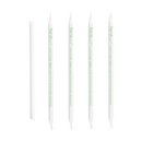 Karat Earth 9" PLA Colossal Paper Wrapped Straw (11mm), Wihte - 1,600 pcs