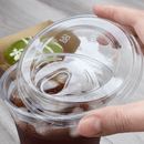 Karat Earth 98mm PLA Strawless Sipper Lid for 12-24oz PLA Cup - 1,000 pcs