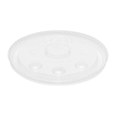 Karat Earth 104.5mm PLA Flat Lids for Eco-Friendly 32oz Paper Cold Cups - 600 pcs