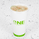 Karat Earth 104.5mm PLA Flat Lids for Eco-Friendly 32oz Paper Cold Cups - 600 pcs