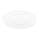 Karat Earth 142mm Compostable Fiber Paper Flat lid for 24-32 oz Paper Food Container - 600 pcs