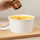 Karat Earth 24oz Eco-Friendly Paper Food Containers (140.5mm), White  - 600 pcs