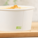 Karat Earth 24oz Eco-Friendly Paper Food Containers (140.5mm), White  - 600 pcs