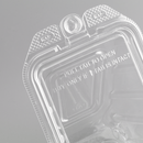 Karat 17oz PET Tamper Resistant Hinged Sandwich Wedge Container, Clear - 200 ct