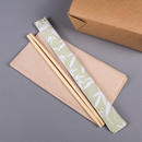 Karat 9" Individually Wrapped Bamboo Chopsticks, Bamboo - 1,000 Pairs