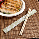 Karat 9" Individually Wrapped Bamboo Chopsticks, Bamboo - 1,000 Pairs
