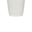 Karat 10oz Wrapped Insulated Paper Hot Cups (90mm), White - 500 pcs