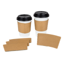 Karat Traditional Cup Jackets, Kraft - 1,000 pcs