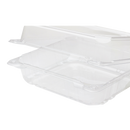 Karat 8''x8'' PET Plastic Hinged Containers - 250 pcs