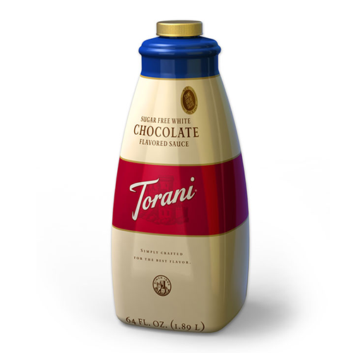 Torani Sugar Free White Chocolate Sauce - Bottle (64oz)