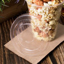 Karat Earth 12-24oz PLA Flat Lid No Hole (98mm) - 1,000 pcs