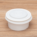 Karat Earth 62mm Compostable Flat Lid for 2 oz Eco-Friendly Paper Portion Cup - 2,000 pcs