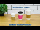 Karat Traditional Cup Jackets, Kraft - 1,000 pcs