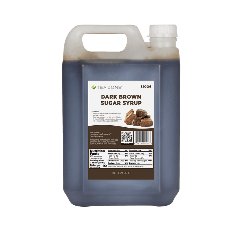 Tea Zone Dark Brown Sugar Syrup - Bottle (11.2 lbs)