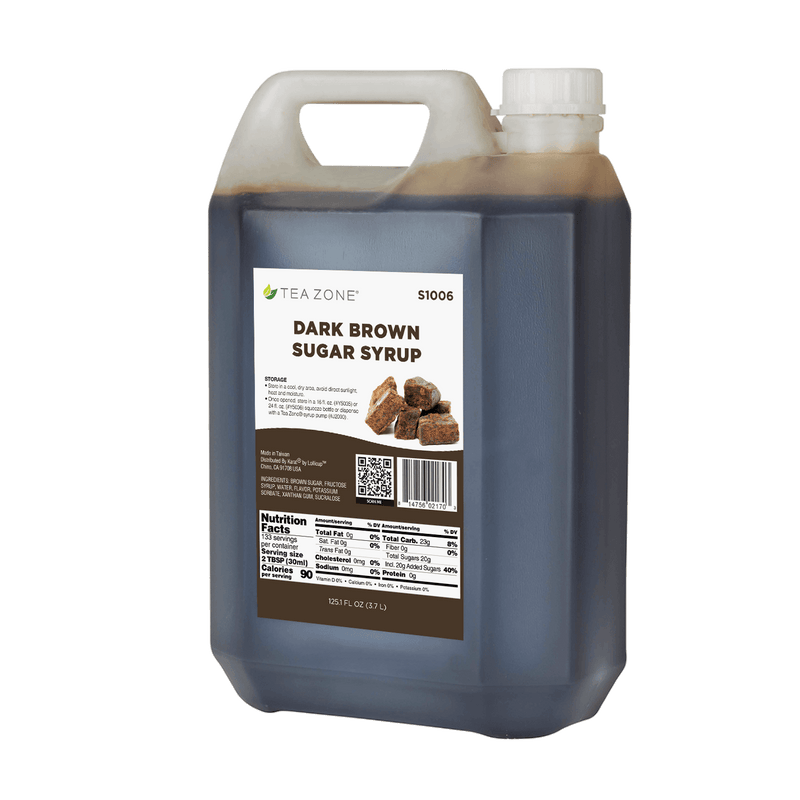 Tea Zone Dark Brown Sugar Syrup - Bottle (11.2 lbs)