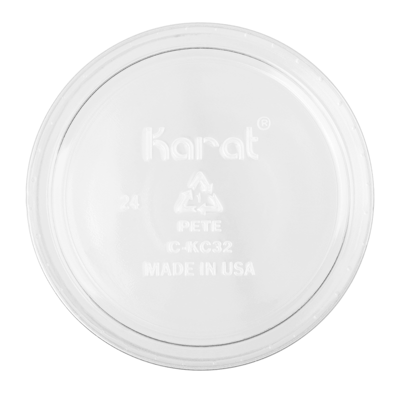 Karat 32oz PET Plastic Cold Cups (107mm) - 300 pcs
