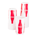Karat 44oz Paper Cold Cups (115mm), Coca Cola - 480 pcs