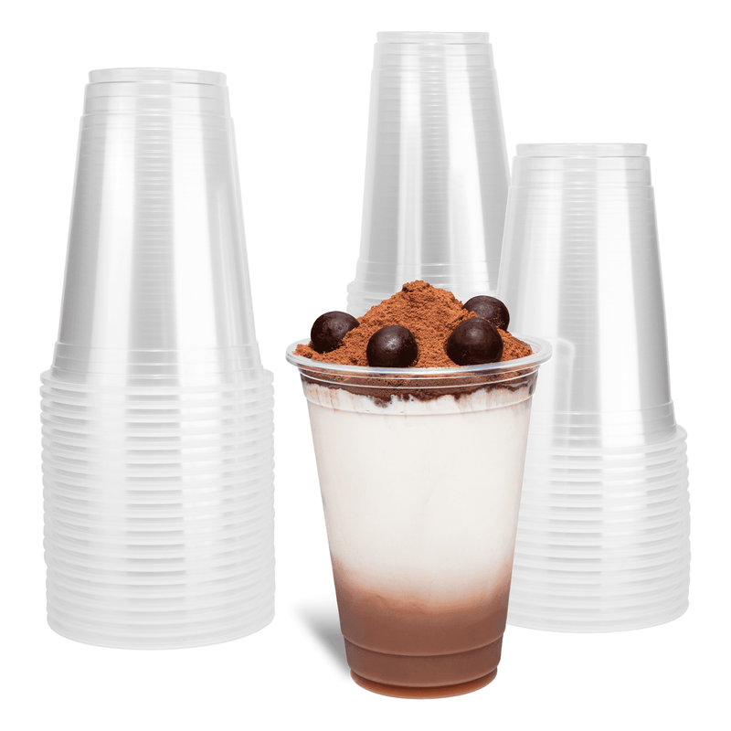 Karat 16oz PP Plastic U-Rim Cold Cups (95mm) - 2,000 pcs