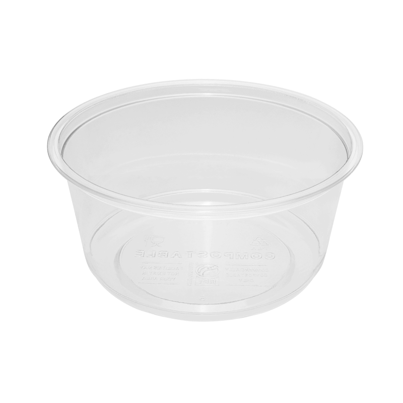 Karat Earth 12oz Eco-Friendly PLA Round Deli Container - 500 pcs