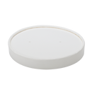Karat 115mm Paper lid for 32 oz Gourmet Paper Cold/Hot Food Containers - 500 pcs